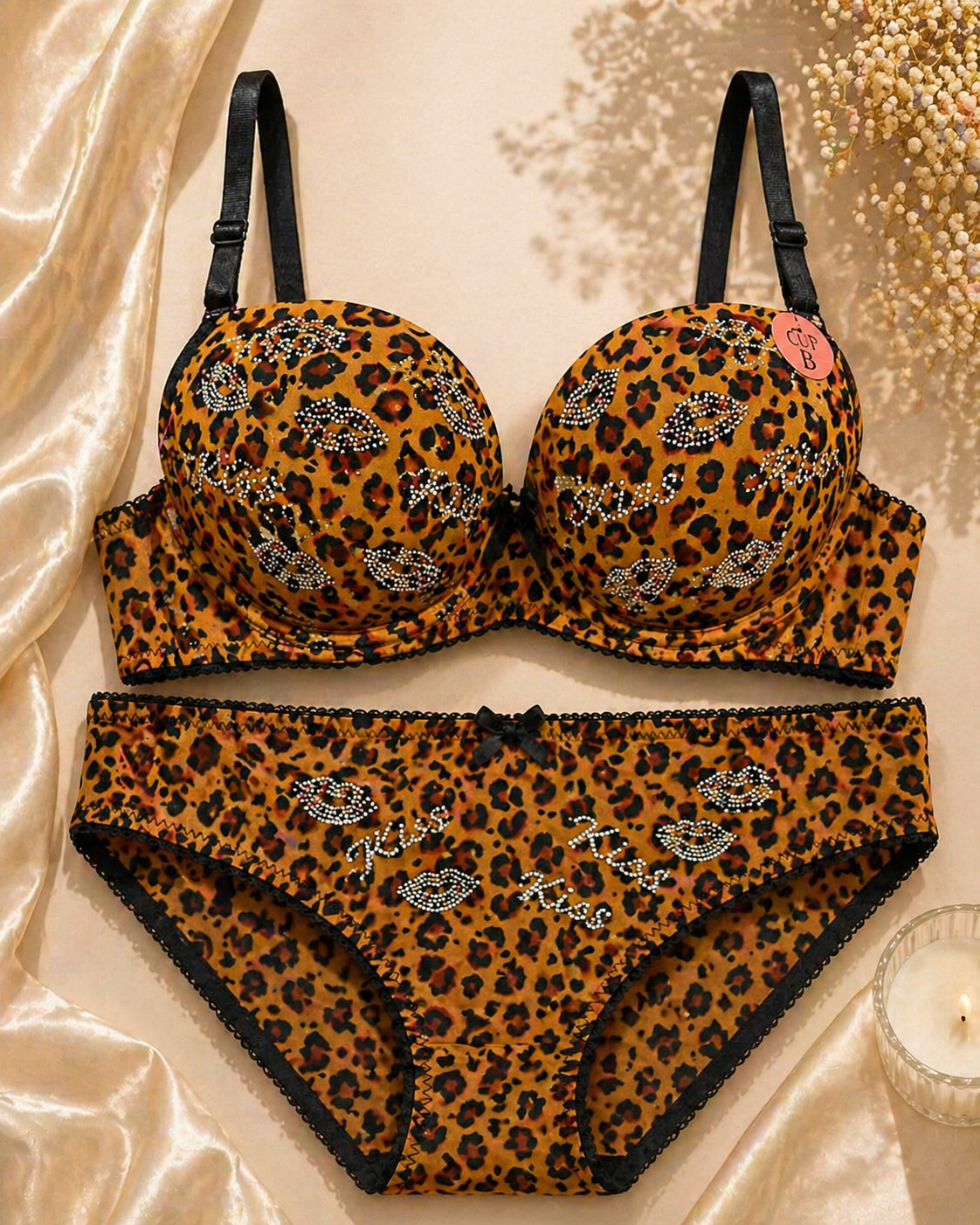 Kass Lingerie Set Premium Soft Padded Bra & Panty Set