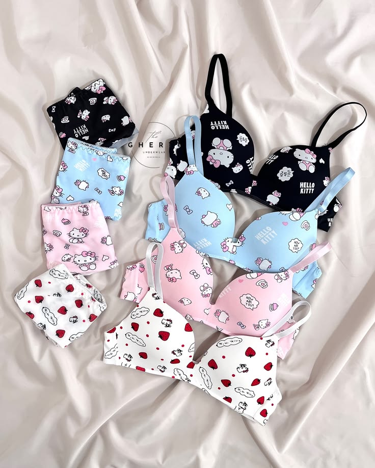 Hello Kitty High Quality(Pack of 3) Print Adjustable Straps.