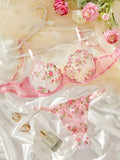 Floral mesh pushup set.