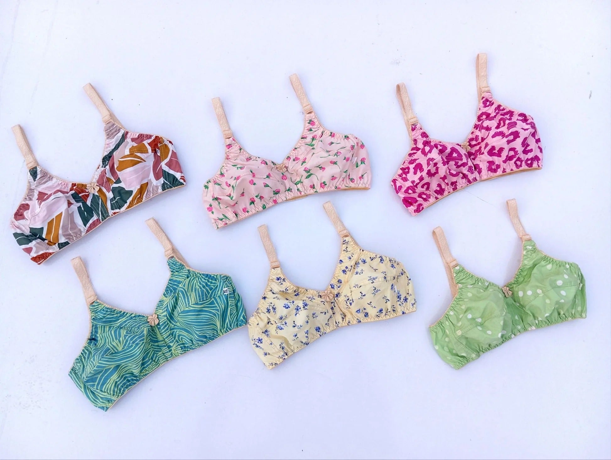 Pack of 5 Random cotton Bra