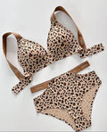 Leopard Print Bra Panty Set