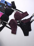 Moon Light Padded Push-up Bra Panty Set (316)