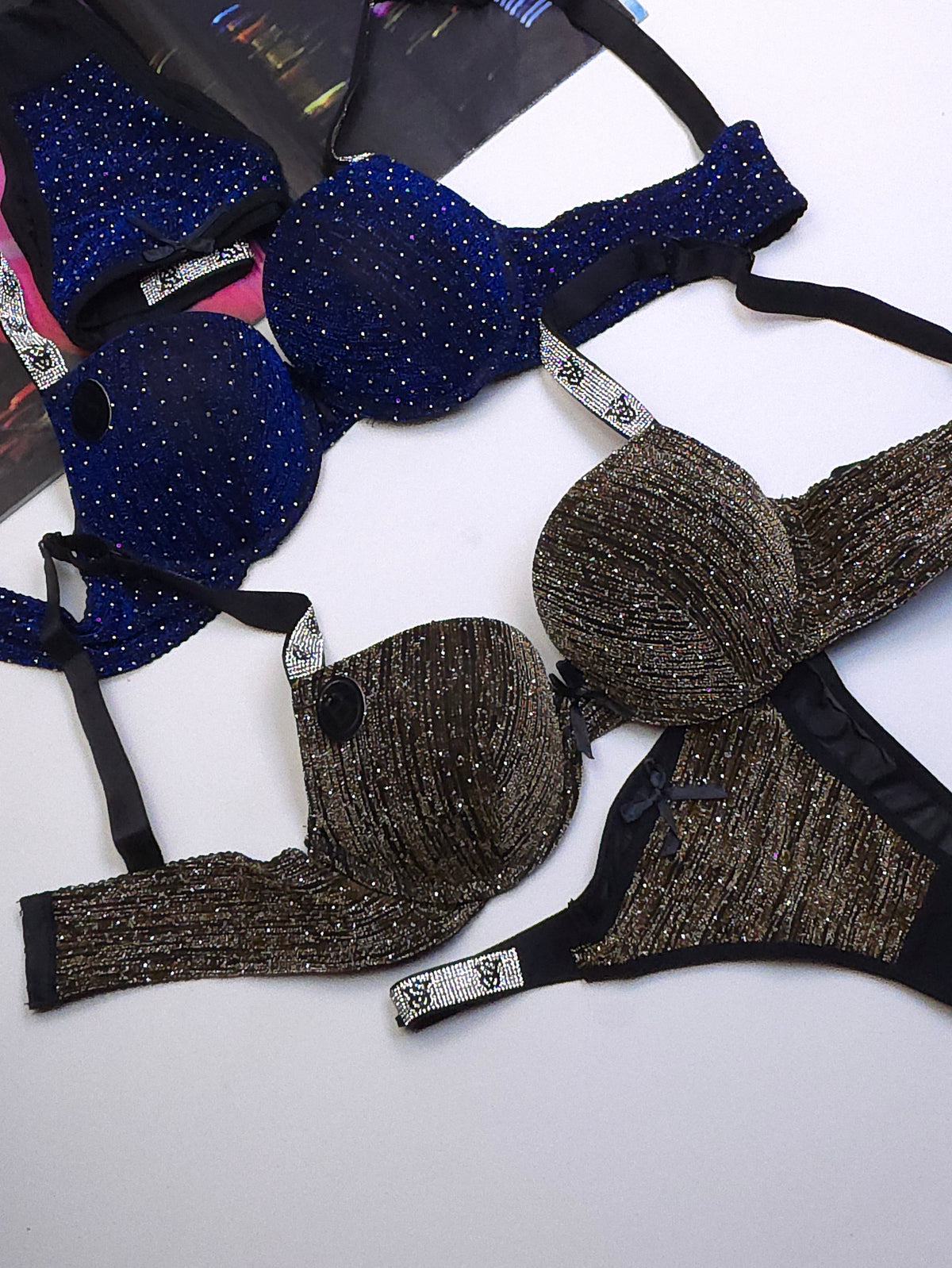 Moon Light Padded Push-up Bra Panty Set (316)